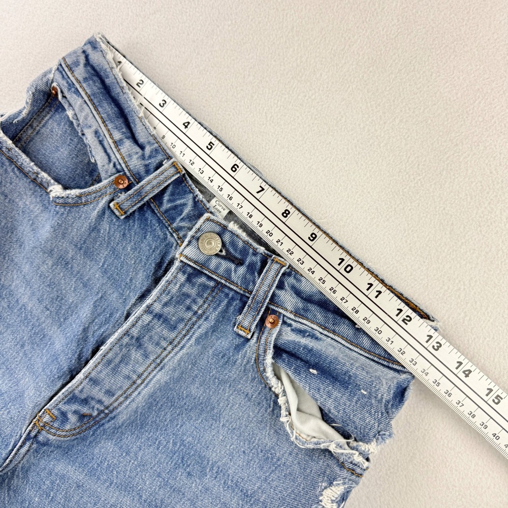 Abercrombie & Fitch Blue Straight Leg Jeans - Picture 9 of 9